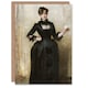 image 1 of John Singer Sargent Art Card Lady with the Rose Portrait