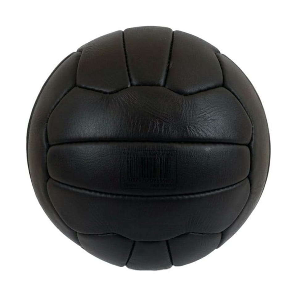 image 1 of Newcastle United FC Heritage Retro Leather Football - Black/Gold - 5 (UTBS4589)