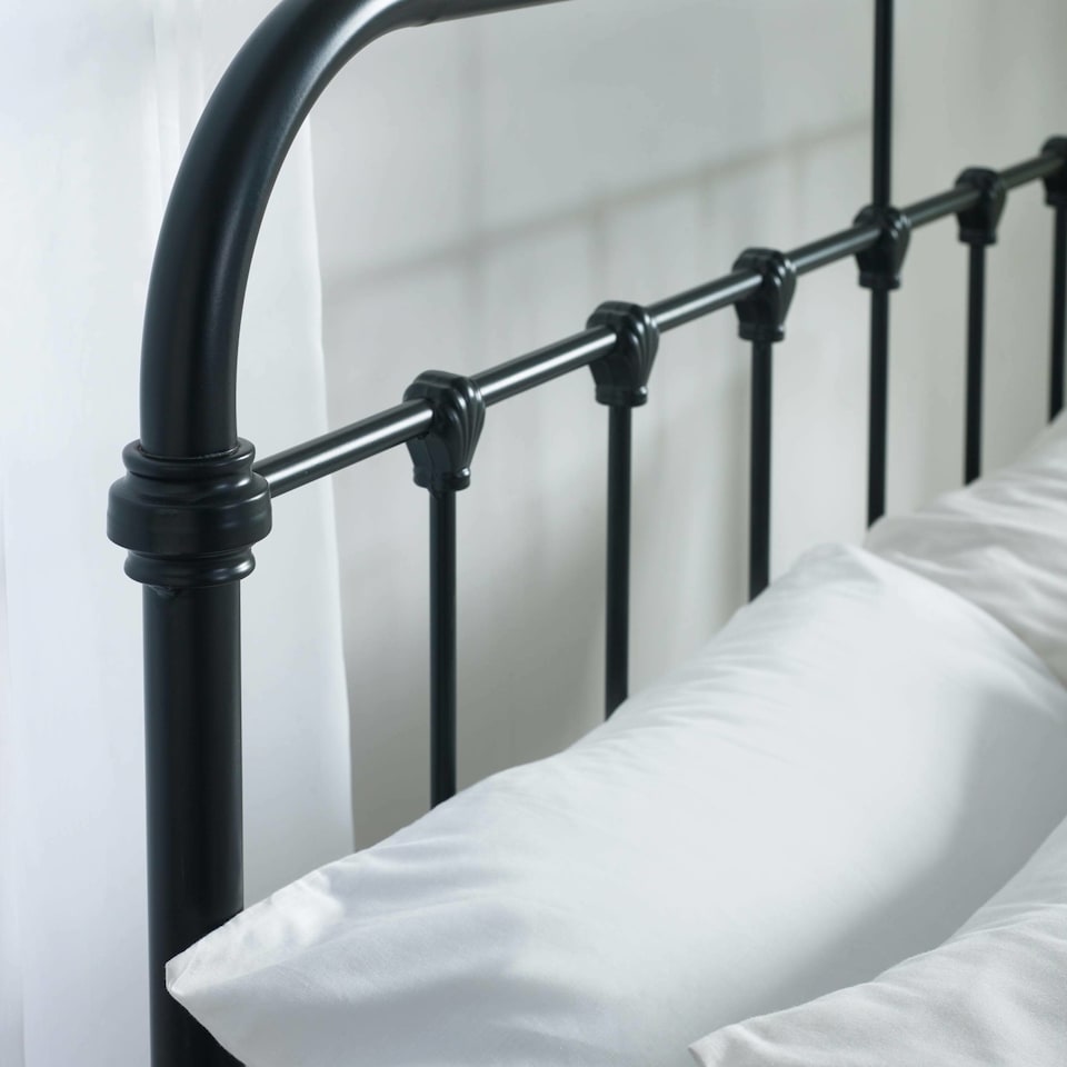 image 1 of Onyx Metal Bed - Small Double (120cm)