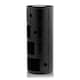 image 5 of Living and Home Cylindrical Multi-Tiered Plastic Storage Drawer Unit - 4 Drawer Black