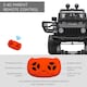 image 6 of HOMCOM 12V Kids Electric Ride On Car Truck Off-road Toy W/ Remote Control Black