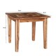 image 3 of Coastal Small Dining Table - Wood - L85 x W88 x H76 cm Brown