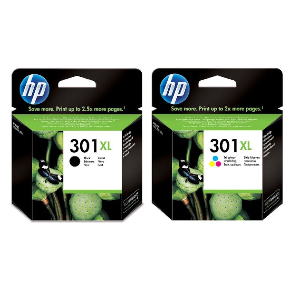 image 1 of HP 301XL Black & Colour Genuine Ink Cartridge