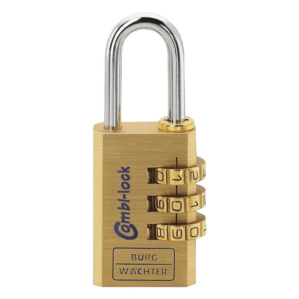 Burg Wachter Combination Padlock 20mm - One Colour - One Size