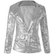 image 4 of Womens sequin jacket | Silver | silver | 1