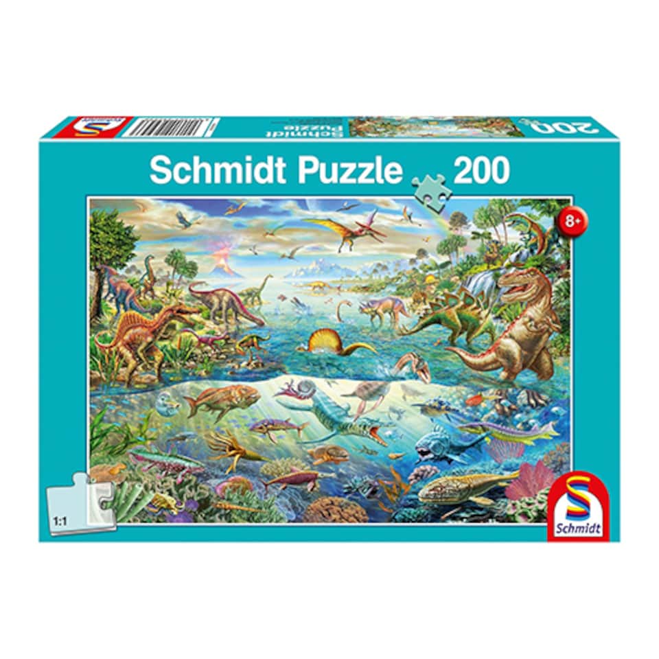 Discover The Dinosaurs - 200 Piece Puzzle