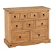 image 1 of Corona 4+3+2 Drawer Merchant Chest - L45.5 x W101 x H82.5 cm - Distressed Waxed Pine