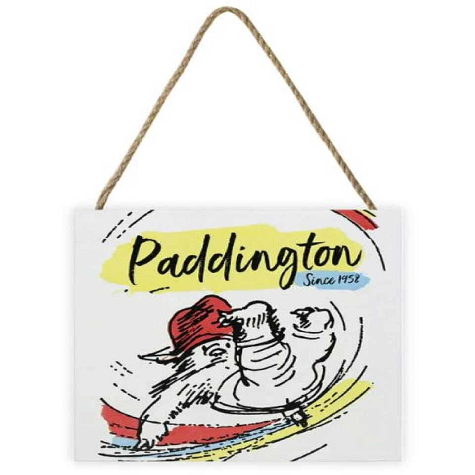 PADDINGTON BEAR - PADDINGTON SINCE 1958 WOODEN BLOCK - WOOD PANEL
