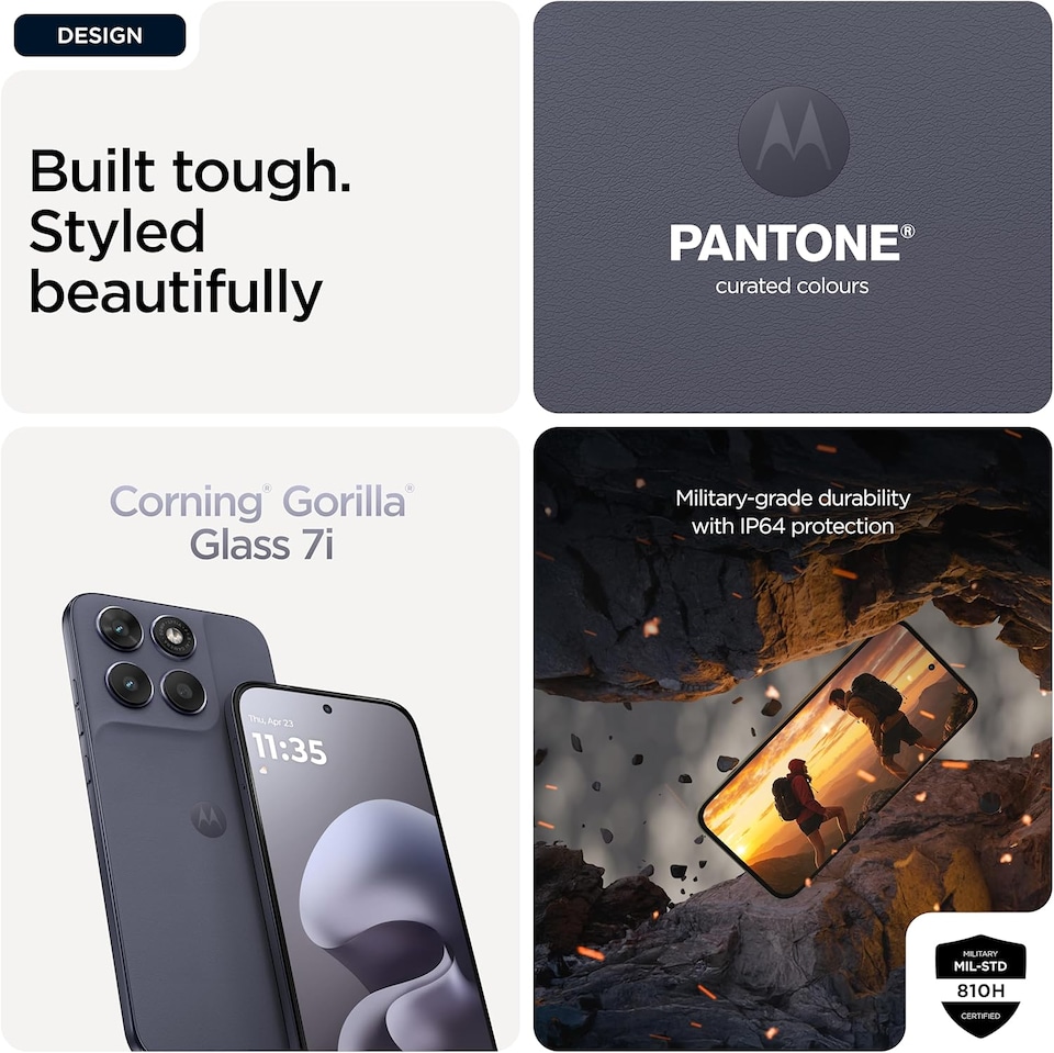 image 1 of MOTOROLA MOTO G67 XT2621-2 PANTONE ARCTIC SEAL 4/256GB