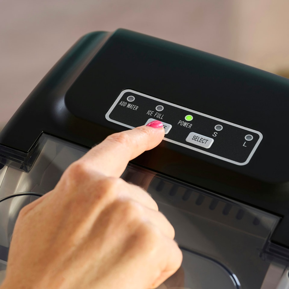 image 1 of Cooks Professional Automatic Ice Maker | 1.3 Litre Tank | Quick and Easy with 2 Ice Size Options | Silver