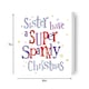 image 3 of Brightside 'Have A Super Sparkly Christmas' Sister Christmas Card