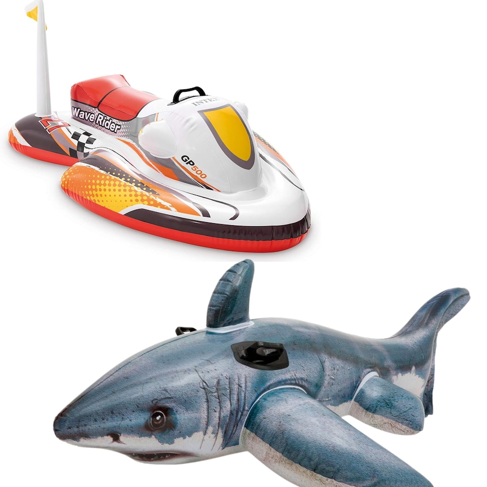 image 1 of Intex 4 in 1 Swimming Pool Ride On - Neutral