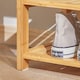 image 8 of SoBuy FSR49-N,Compact Bamboo Shoe Storage Bench with Cushion and Drawer