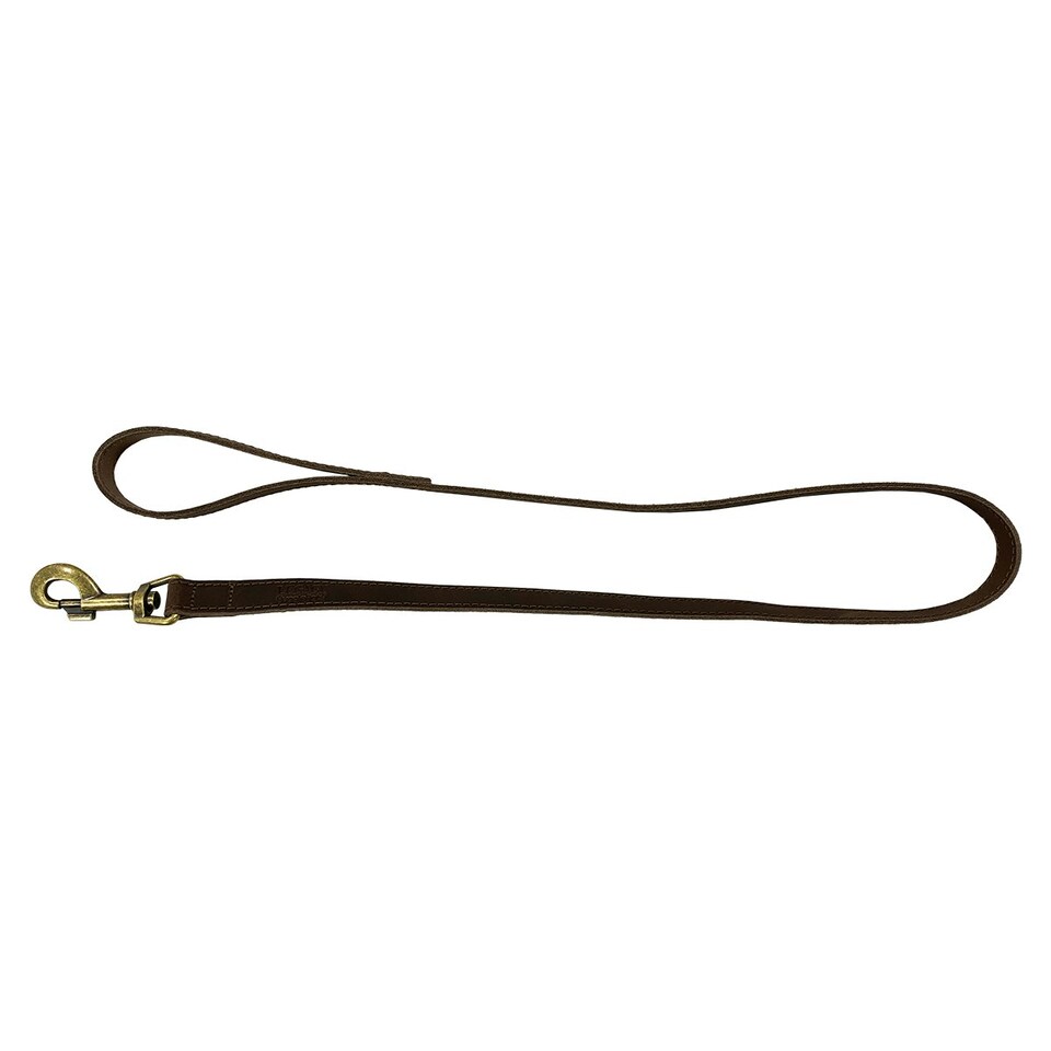 image 1 of HugglePets Legacy Leather Dog Lead Brown | Chocolate