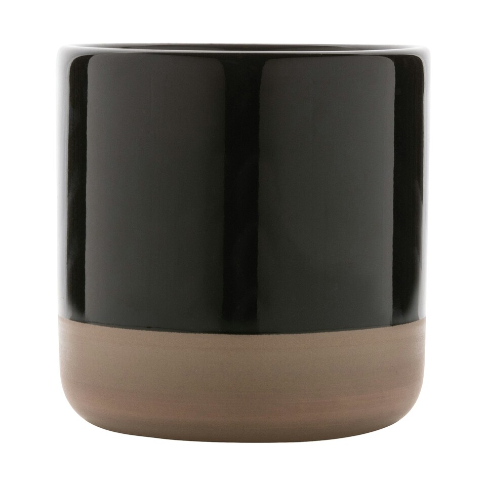 image 1 of XD Collection Glazed Ceramic 360ml Mug - Black - One Size