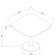 image 4 of Bentley Designs - Carter Grey Sintered Stone Dining Table With Black Sand Powder Coated Base