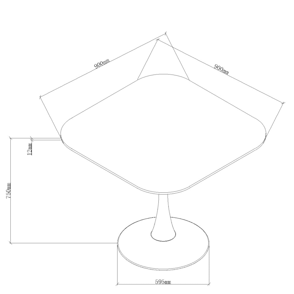 image 1 of Bentley Designs - Carter Grey Sintered Stone Dining Table With Black Sand Powder Coated Base