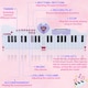 image 9 of 40-Key Folding Piano Keyboard Toy – Portable Electronic Music Toy with Lights & Sound (Pink)