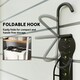 image 8 of SPORTNOW 4 Pack Bike Rack, Wall Mounted Bike Hooks for Garage