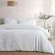 image 1 of Serene Honley Seersucker Duvet Cover Set White