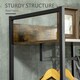 image 5 of HOMCOM Clothes Rail, Metal Coat Stand, Garment Rack with 2 Fabric Storage Drawer