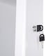 image 5 of HOMCOM Mirrored Jewelry Cabinet Armoire Floor Standing with Lock