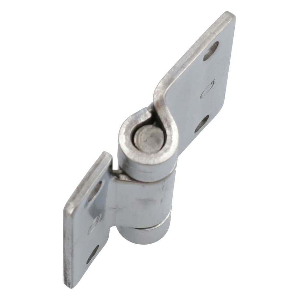 image 1 of Stainless Steel Hinge Heavy Duty 65x73mm Industrial Quality Door Hatch Locker Silver