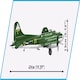 image 7 of Boeing B17G "Flying Fortress" brick plane model - COBI 5750- 1210 bricks