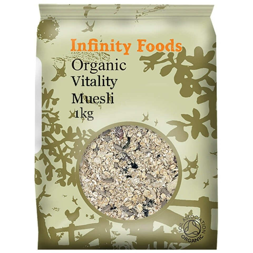 Vitality Muesli 1kg, Organic (Infinity Foods)