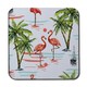 image 1 of Flamingo & Palm Trees (Coaster)
