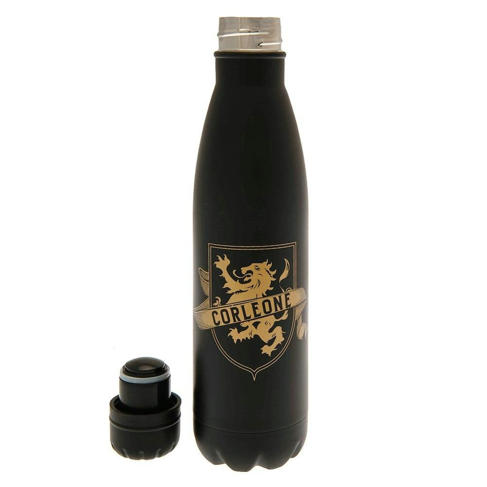 The Godfather Corleone Thermal Flask - Black/Gold - One Size