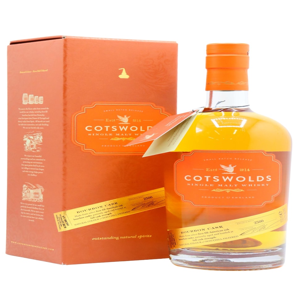 image 1 of Cotswolds - Bourbon Cask Matured English Single Malt Whisky | Multi | vanilla and honey | 1