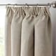 image 5 of Chenille Blackout Pencil Pleat Taped Top Curtains - 229cm x 183cm - Cream