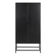 image 2 of Newcastle 2 Door Cabinet in Matt Black