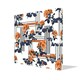 image 1 of Flowers and lines (Canvas Print) 102cm x 102cm