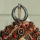 image 3 of 36cm Winter Spice Hanging Christmas Wreath with Pine Cones Red Berries & Dried Fruit