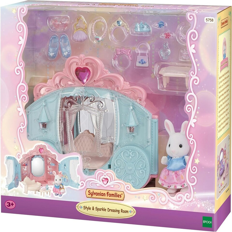 image 1 of Sylvanian Families - Style Sparkle Dressing Room