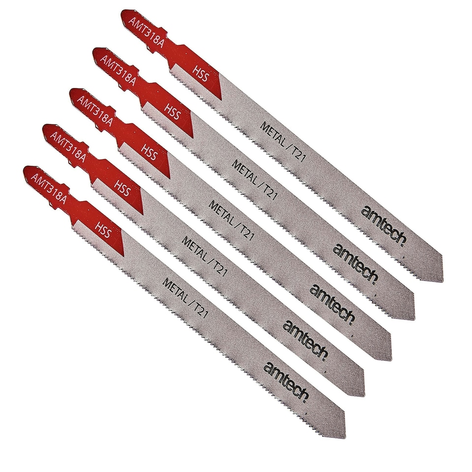 5 Piece metal jigsaw blade set (AMT318A) - M1613