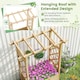 image 4 of COSTWAY Raised Garden Bed Wooden Planter Box Natural N/A