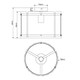 image 7 of Traynor Clear And Antique Brass Flush Ceiling Light