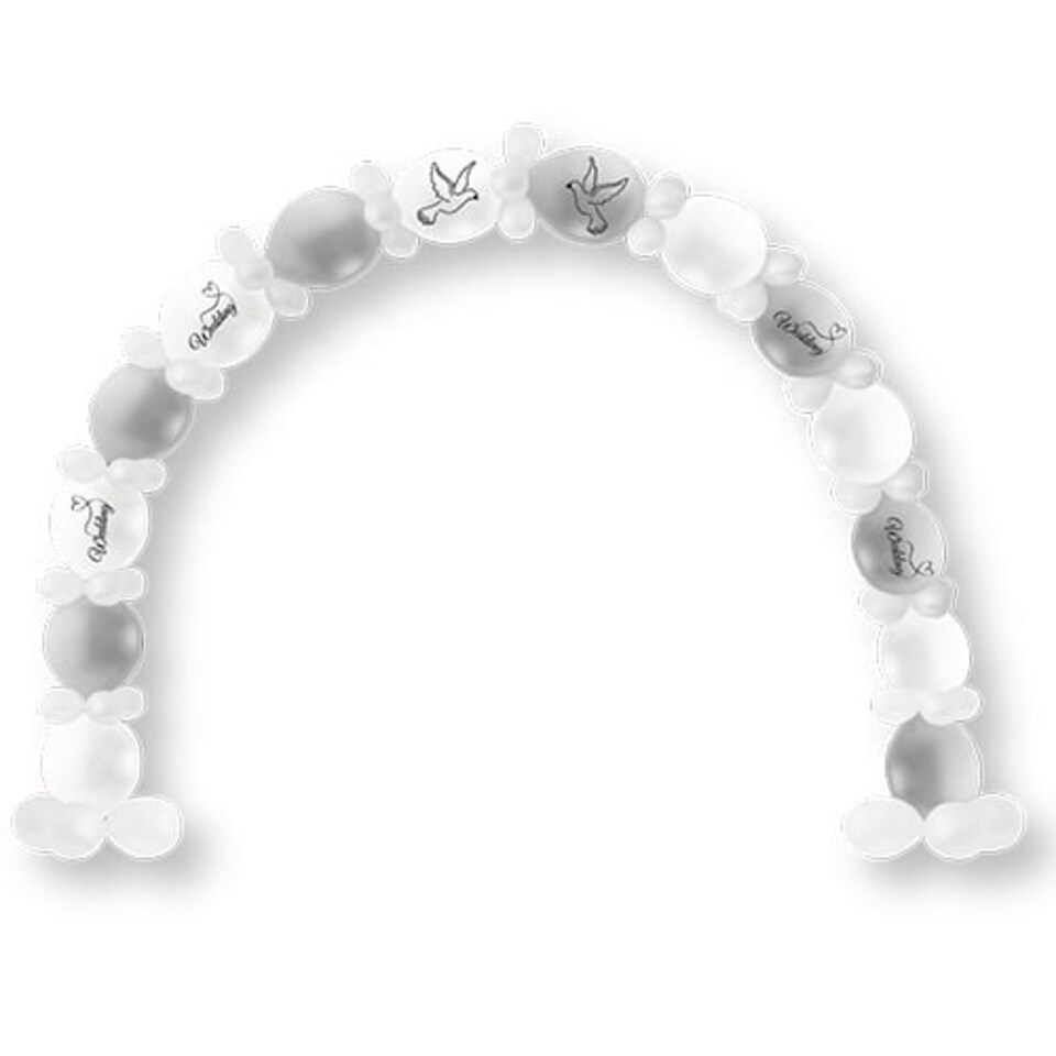 Wedding Linking Balloon Kit - Pack of 76