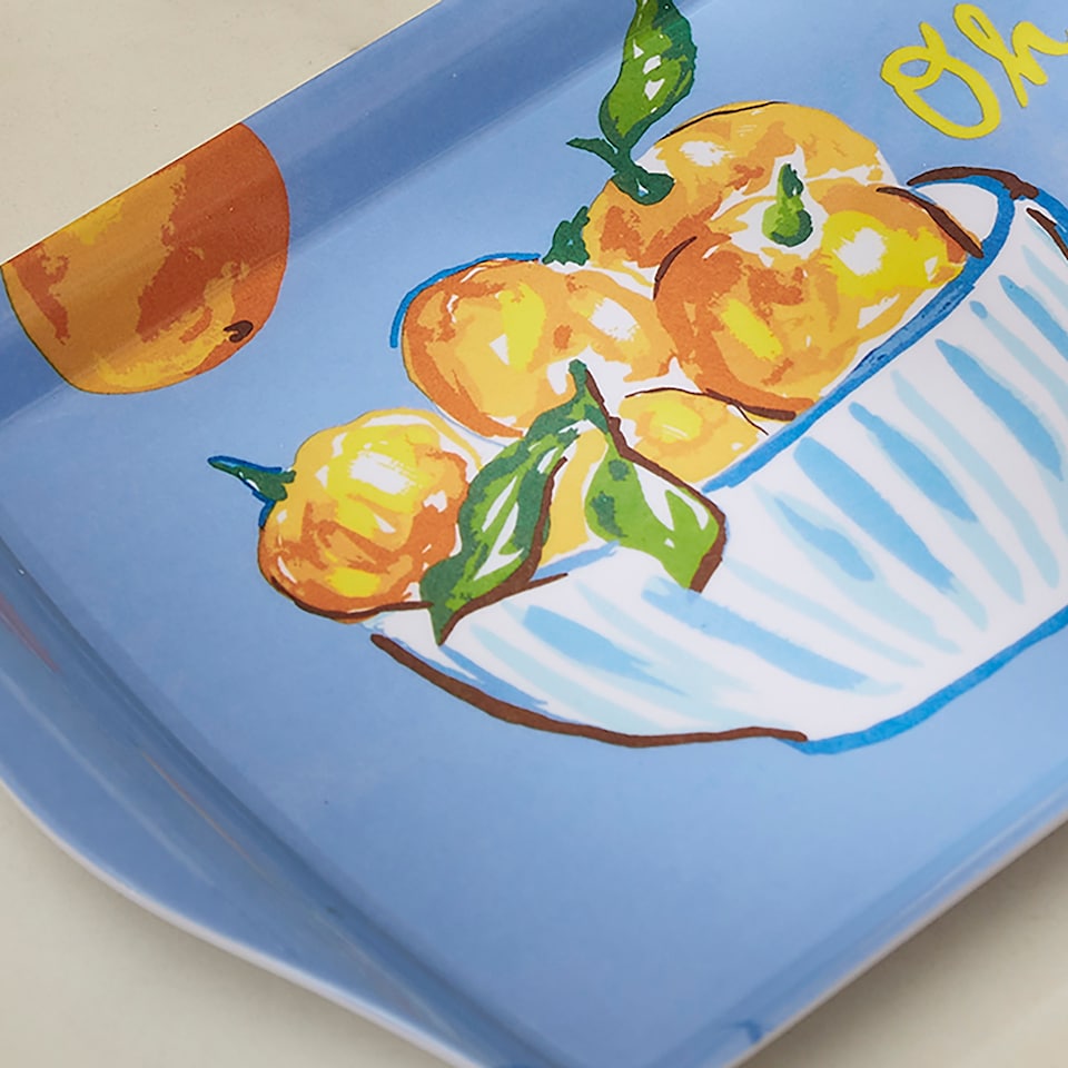 image 1 of Ulster Weavers Summer Fruits Tray - Small Multi