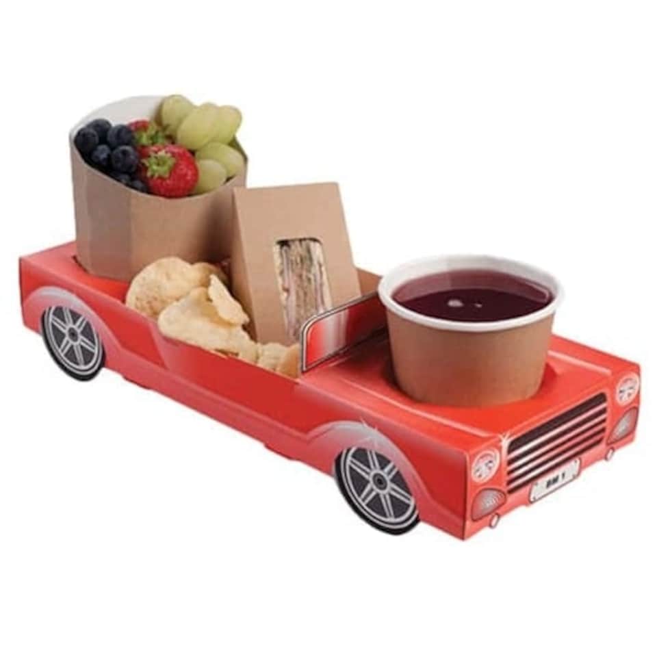 Red Car Combi Meal Box