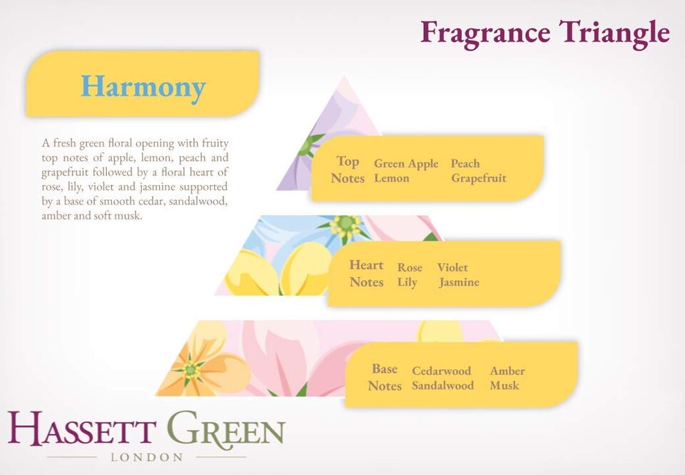 image 1 of Hassett Green London - Harmony Lily, Violet & Jasmine - Scented Wooden Balls Pack of 12 plus 30ml Bottle of Home Fragrance Oil for Refreshing - Alternative to Pot Pourri