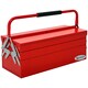 image 1 of DURHAND 3 Tier Metal Toolbox with 5 Tray Carry Handle 56cmx20cmx34cm Red | Red | 56cm x 20cm x 41cm | 1