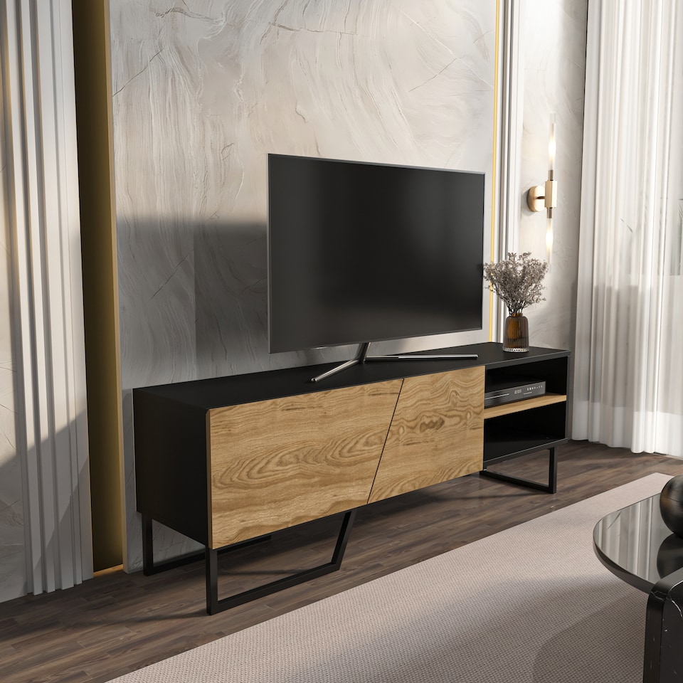 image 1 of Decorotika Denasse TV Stand TV Unit for TVs up to 60 inch