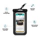 image 2 of Wave Waterproof Phone Cover, Black