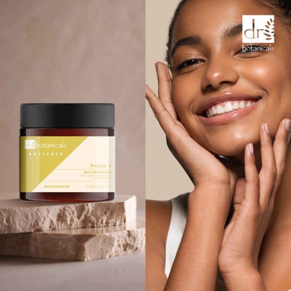 image 1 of Dr Botanicals Activate Omega 3 Berry Anti-Ageing Moisturiser 60ml