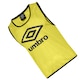 image 2 of Umbro Unisex Adult Training Bib | Yellow | Yellow/Black | L-XL | 1