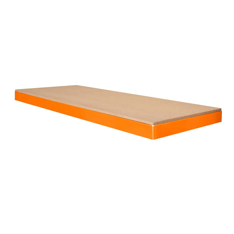image 1 of S-Rax Workbench Additional Shelf - 150cm x 60cm Orange